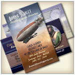 Retro Space Business Cards