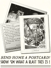 Retro Sci Fi Postcards