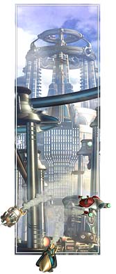 Retro Futuristic City