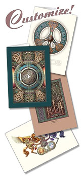 Celtic knot greeting cards