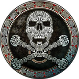 Knotwork Skull & Crossbones Kids Tee - Celtic Design T-Shirts