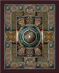 Triskelion Mandala Celtic Art Blank Book (Lined)