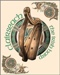 Clairseach - the Irish Harp Blank Book (Unlined)