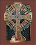 Illuminated Celtic Cross Blank Book (Lined)