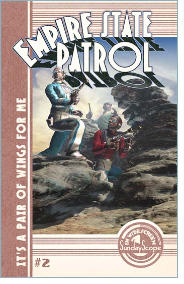 Retro Sci Fi Dieselpunk Comic Book