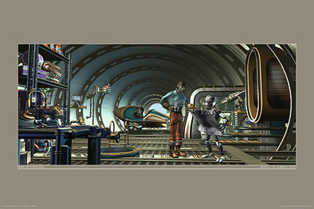 Retro Futuristic Art