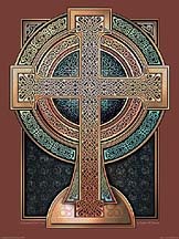 Celtic Cross Celtic Art Archival Print