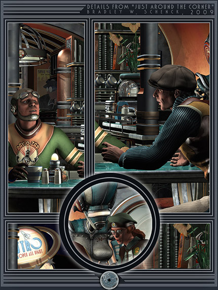 Coffee Shop of the Retro Future - it's Googie-tastic!