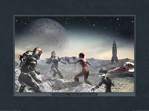 Space Patrol Print