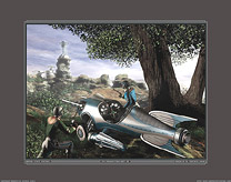 Retro Sci Fi Art Print