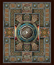 Triskelion Mandala II Celtic Art Archival Print