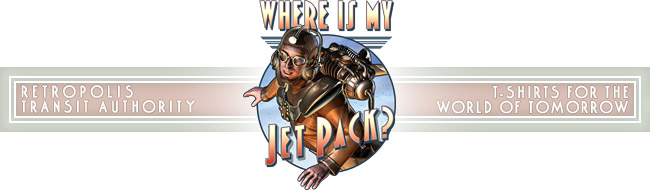 Retropolis Transit Authority - Where is my Jet Pack? Kids Tee - Retropolis