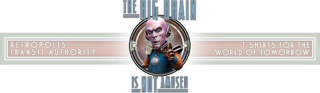 Retropolis Transit Authority - The Big Brain is Not Amused Kids Tee - Retropolis
