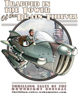 Retropolis Transit Authority - Thrilling Tales T-Shirts - Gwen's Hepmobile Rocket Womens Tee