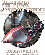 Retropolis Transit Authority - Thrilling Tales T-Shirts - Doctor Rognvald's Tower Kids Tee