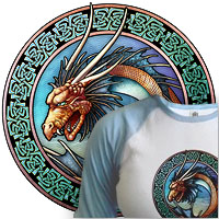 Celtic Dragon Art Shirts & Hoodies