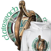 Irish Harp Shirts & Hoodies