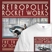 Retro Rocket Shirts & Hoodies