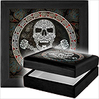 Skull & Crossbones Knotwork Keepsake Box