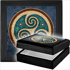 Dark Triskele Keepsake Box