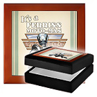 It's a Ferriss Moto-Man Keepsake Box