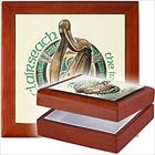 Irish Harp Keepsake Box