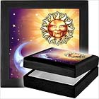 Sun & Moon Faces Keepsake Box