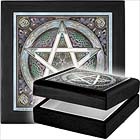 Silver Pentacle Keepsake Box