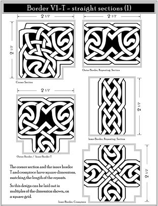 A COLLECTION OF KNOTWORK BORDER DESIGNS FOR ARTISTS & ARTISANS