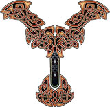 Celtic Knotwork Pectoral Womens Tee - Celtic Design T-Shirts