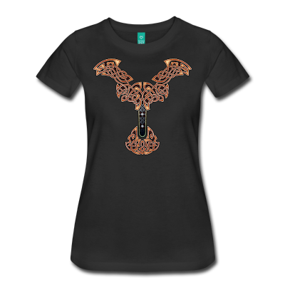 Celtic Knotwork Pectoral Womens Tee