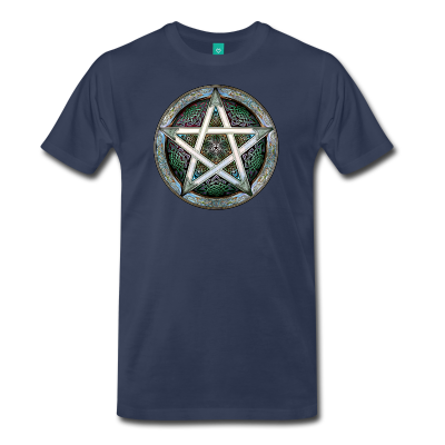 Silver Knotwork Pentacle T-Shirt