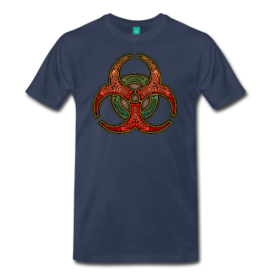 Knotwork Biohazard Symbol T-Shirt