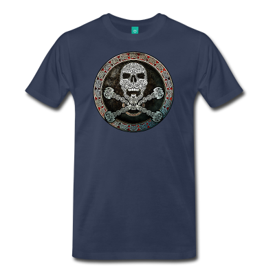 Knotwork Skull & Crossbones T-Shirt