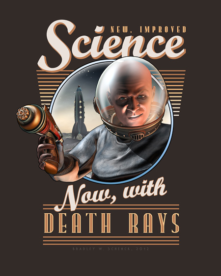 Science: Now, With Death Rays Archival Print