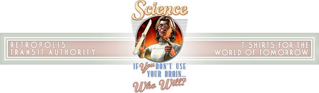 Retropolis Transit Authority - Science: If YOU Don't Use Your Brain... Womens Tee - Retropolis T-Shirts