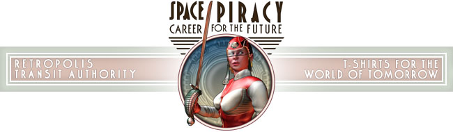 Retropolis Transit Authority - Space Piracy: Career for the Future Womens Tee - Retropolis