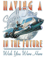 Retropolis Transit Authority - Retropolis T-Shirts - Swell Time in the Future Womens Tee