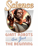 Retropolis Transit Authority - Retropolis - Science: Giant Robots! Kids Tee