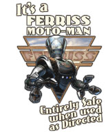 Retropolis Transit Authority - Retropolis - It's A Ferriss Moto-Man! Kids Tee