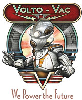 Retropolis Transit Authority - Retropolis T-Shirts - Volto-Vac Retro Robot Kids Tee