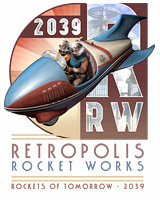 Retropolis Transit Authority - Retropolis T-Shirts - Retropolis Rocket Works Womens Tee