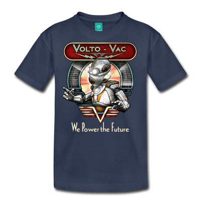 Volto-Vac Retro Robot Kids Tee