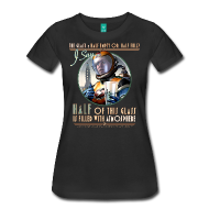 The Glass: Half Full of Atmosphere Womens Tee